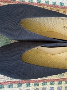 Rothy's Navy Knit Women's Slip-On Mules Flats